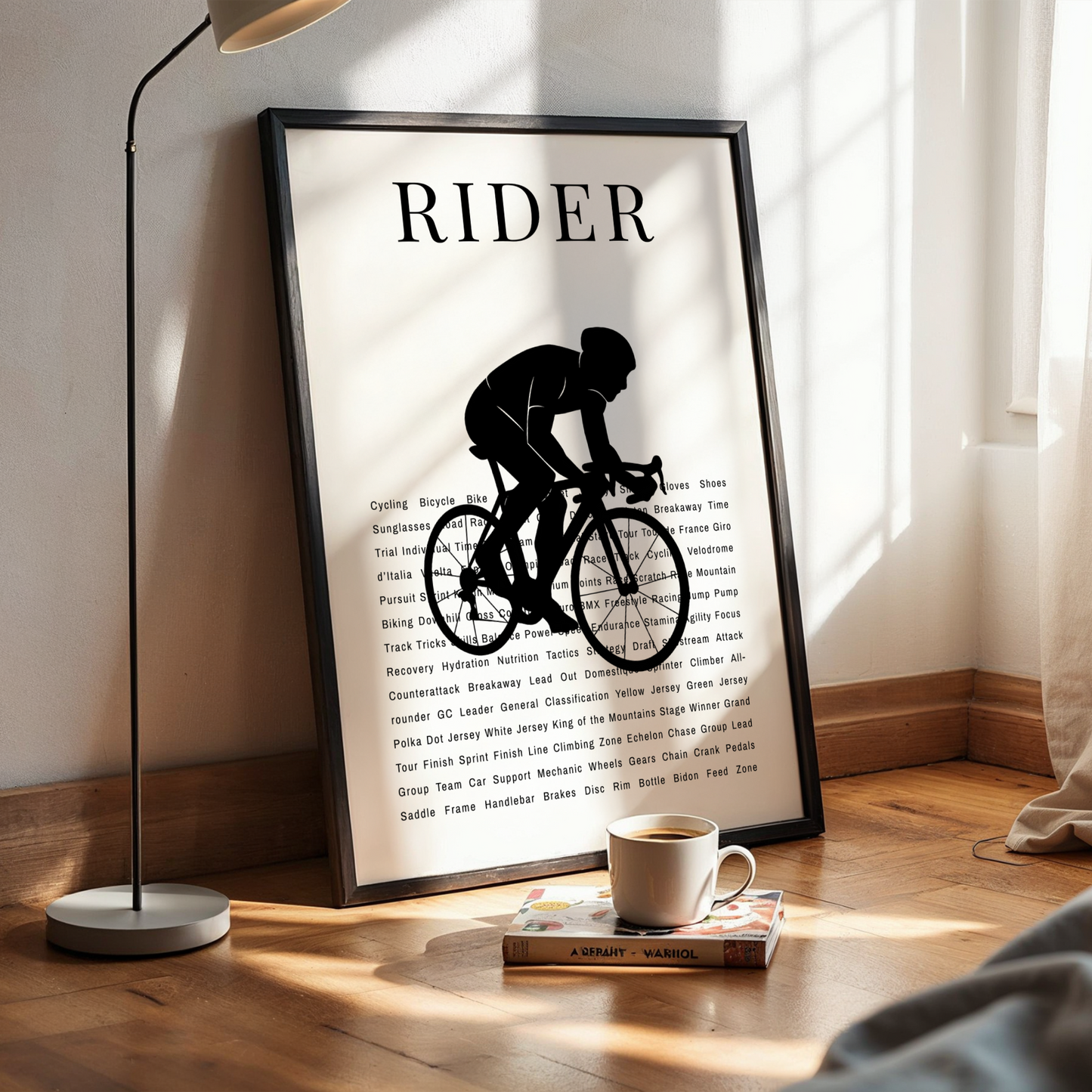 Personalized Cycling Poster