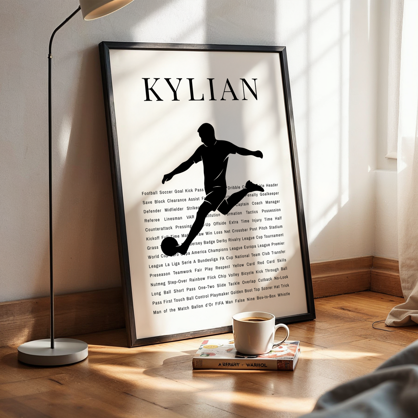 Personalized Football Poster