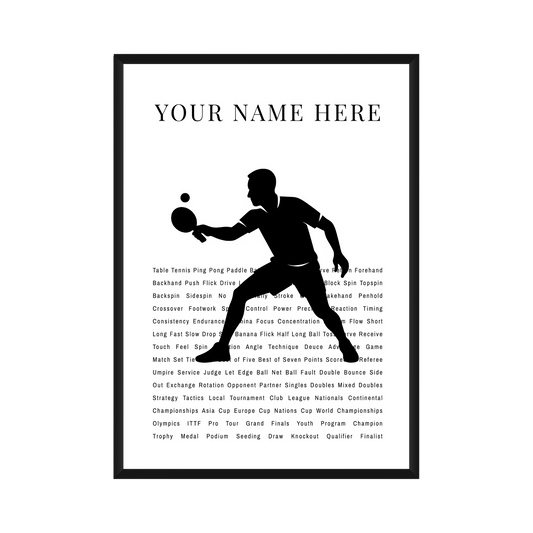 Personalized PingPong Poster