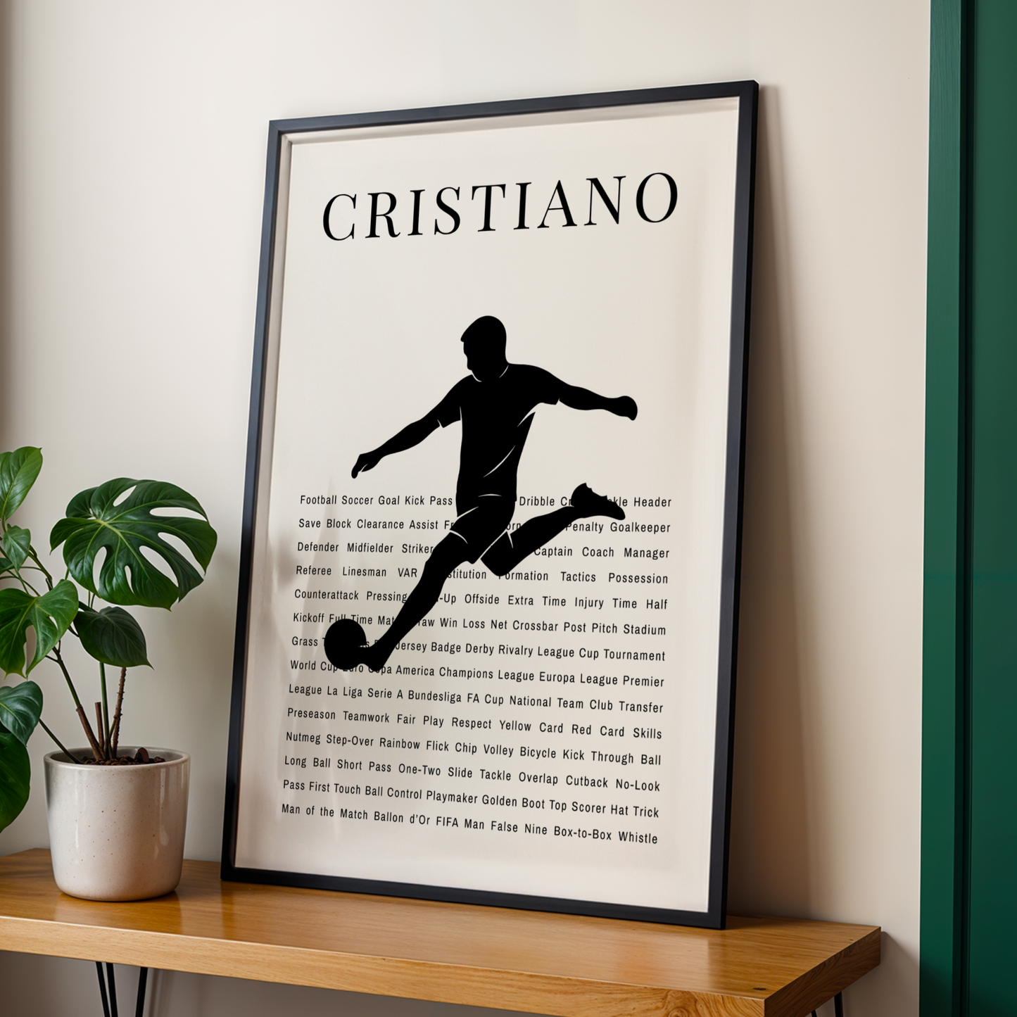 Personalized Football Poster