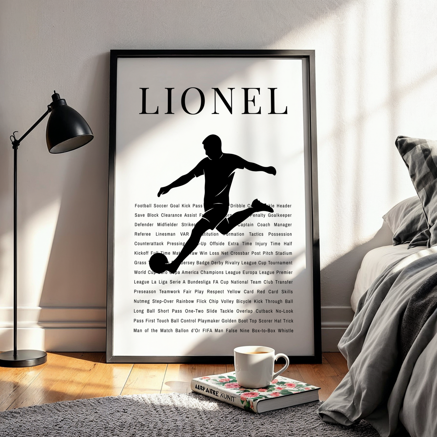 Personalized Football Poster
