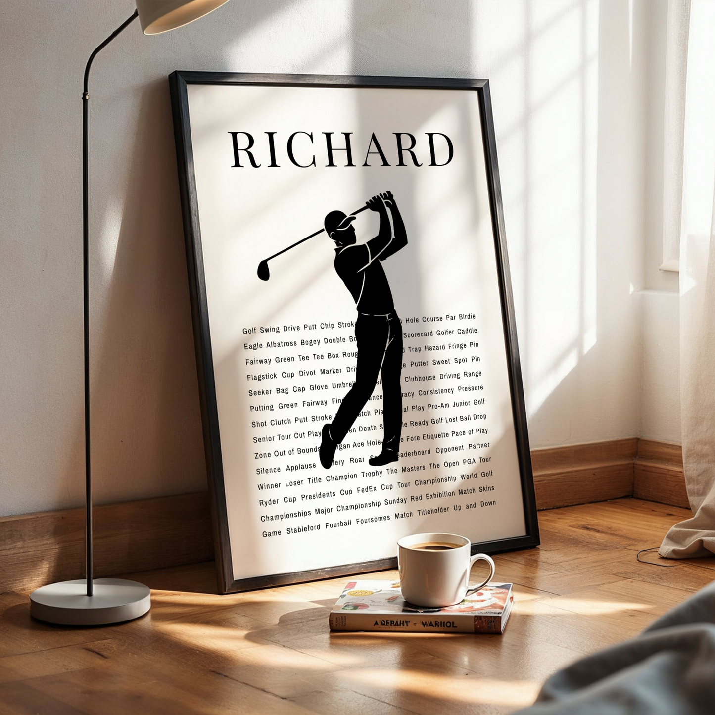 Personalized Golf Poster