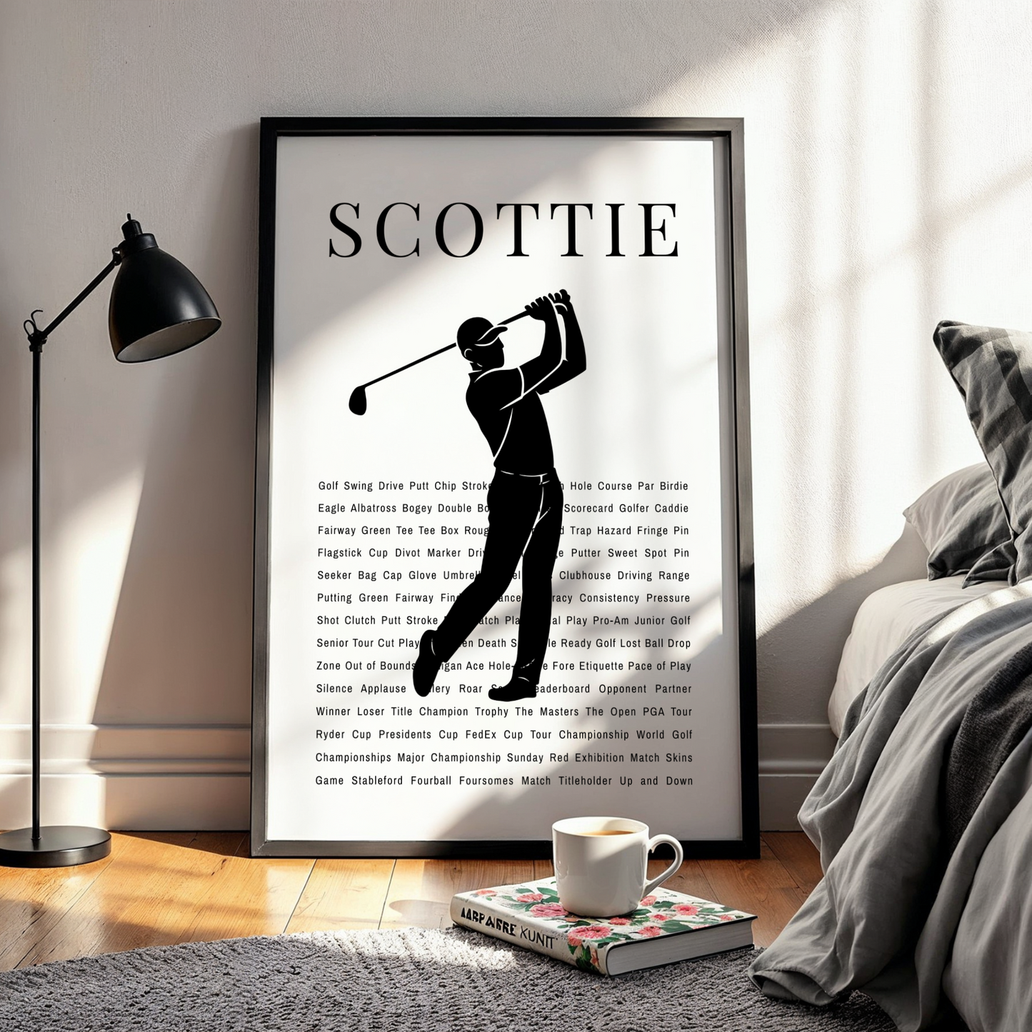 Personalized Golf Poster